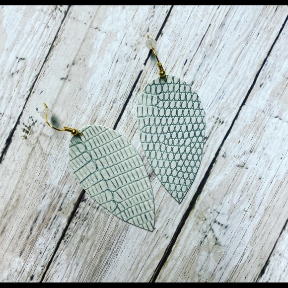4/$15 Faux Leather Earrings - Picture 1 of 1